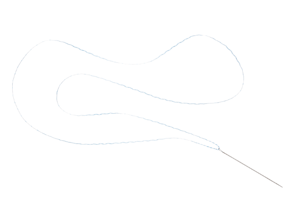 Arthrex - SutureTape, 0.9 mm, with two 36.6 mm Half-Curved